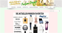 Desktop Screenshot of parfume-discount.de